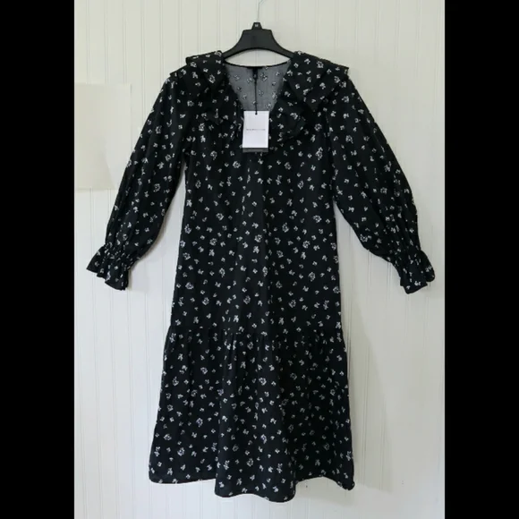 What To Wear | Dresses | Prairie Dress Cottage Core What To Wear Target  Ruffle Collar Drop Waist Nwt Xs | Poshmark